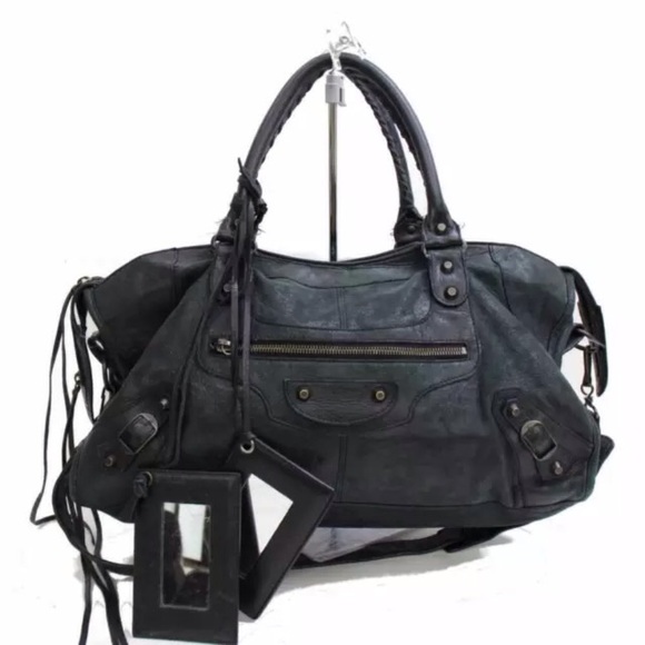 balenciaga leather bag